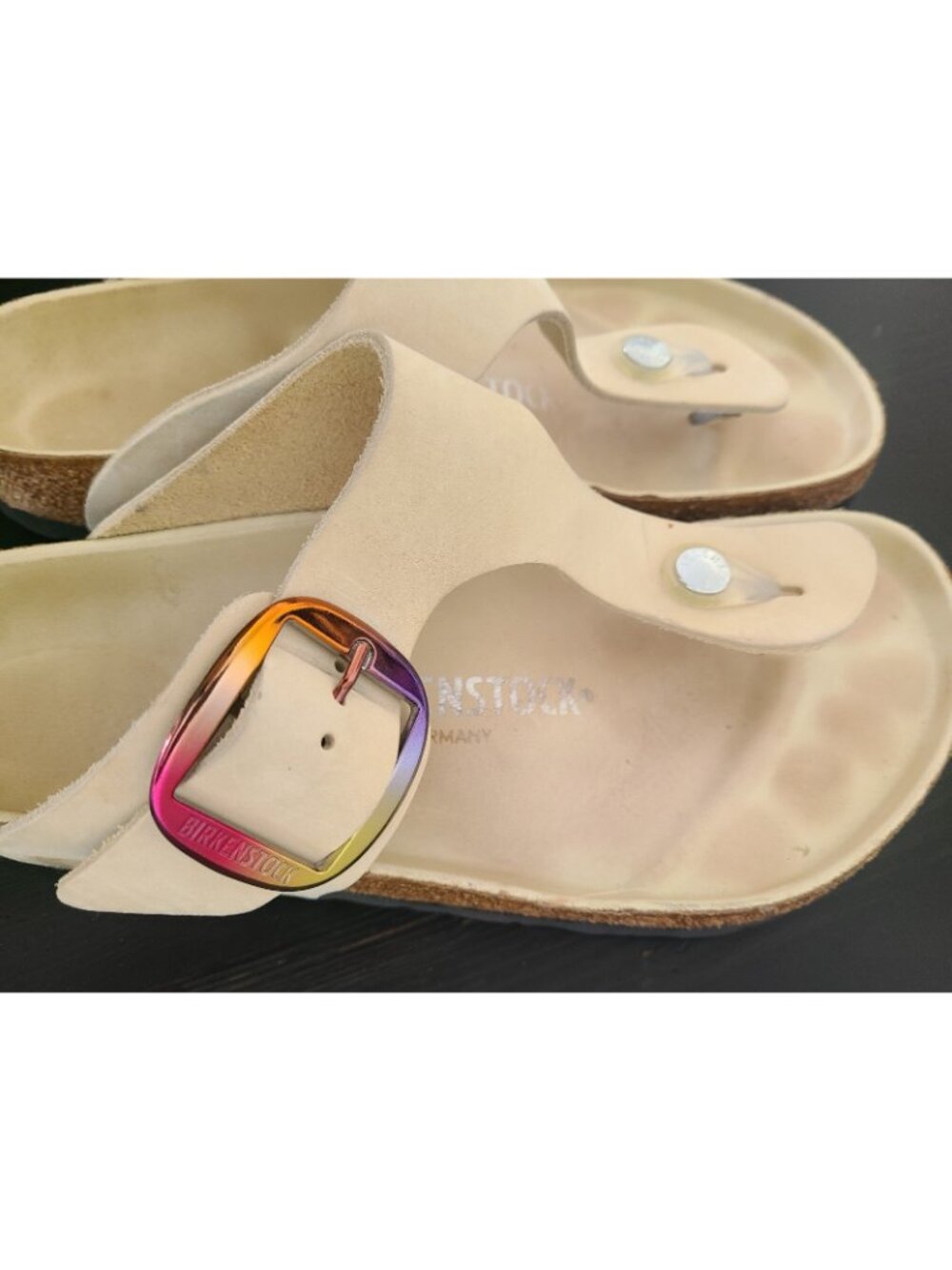 Birkenstock Gizeh Big Buckle Ecru size 37 - Picture 4 of 8